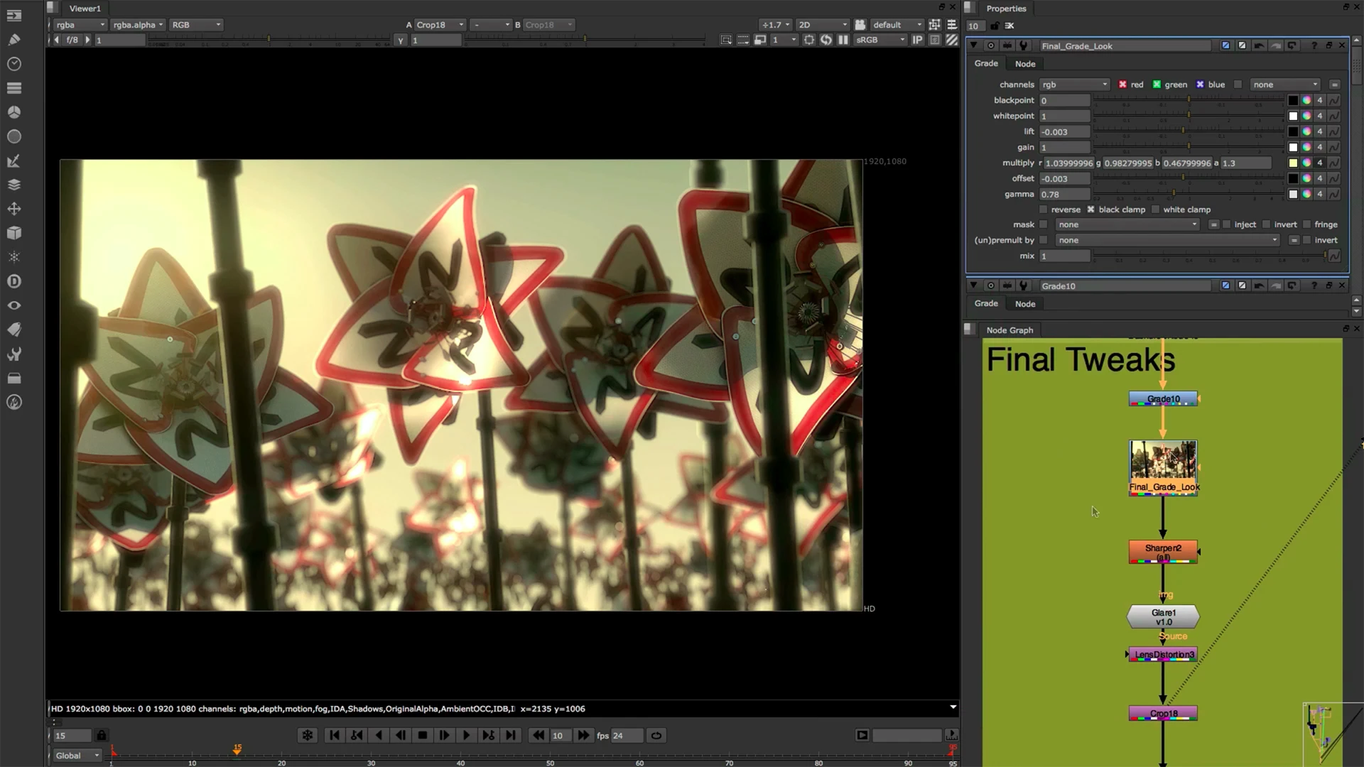 Nuke interface
